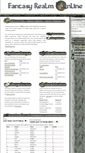 Mobile Screenshot of fantasyrealmonline.com